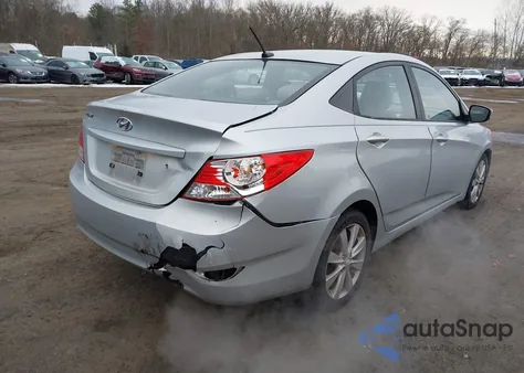 2014 Hyundai Accent Gls из США, поврежденный, VIN KMHCU4AE2EU588837